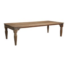 Les Restaurés, by Schilliger  Table basse en teck ancien  180x80x47cm
