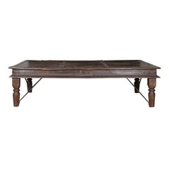 Les Restaurés, by Schilliger  Table rectangle en teck ancien Sans couleur 183x100x50cm