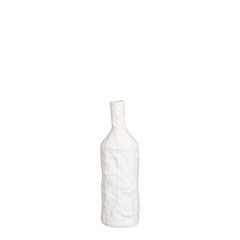   Vase bouteille Jet blanc  6x5x20cm