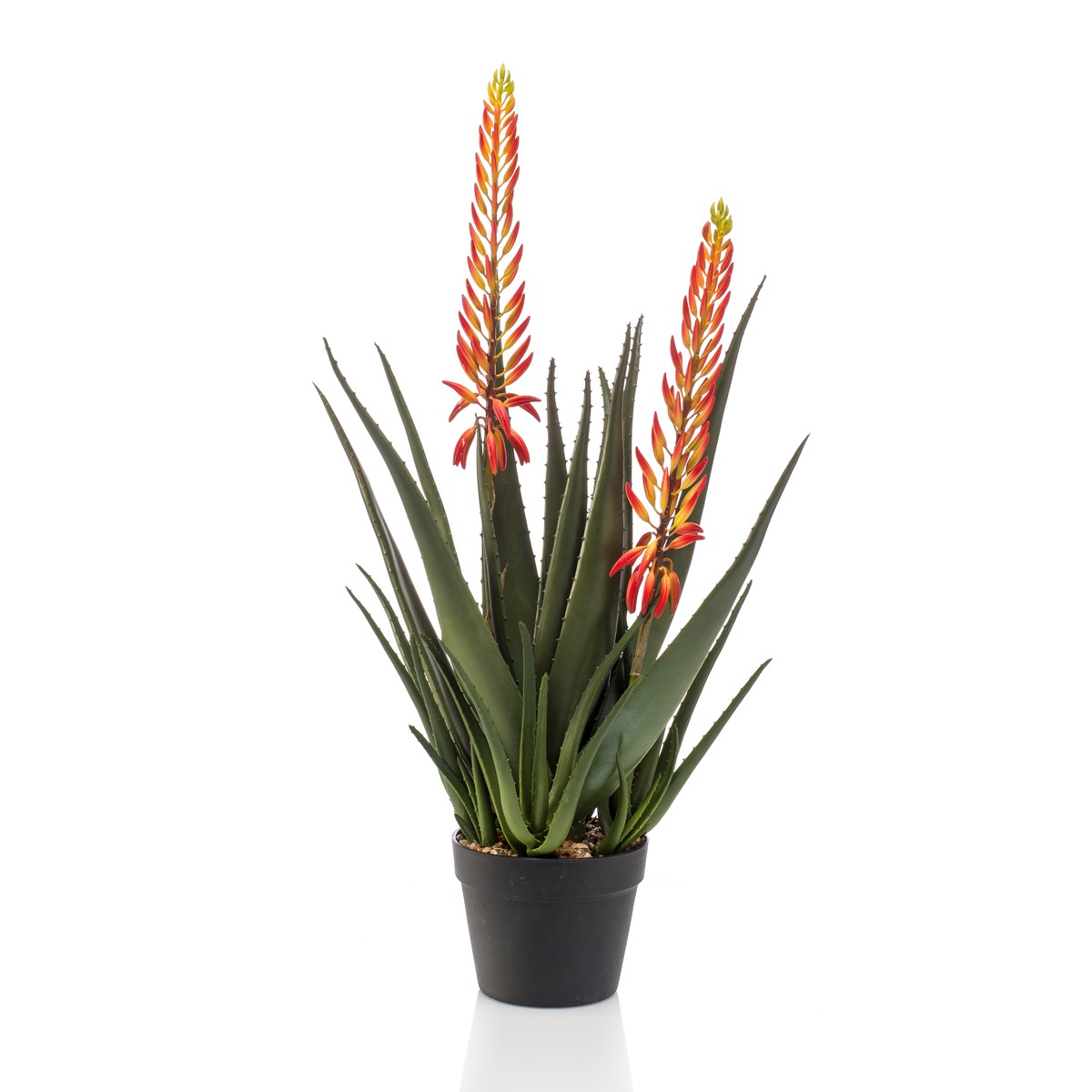 Schilliger Sélection  Aloe avec fleurs artificiel  80cm