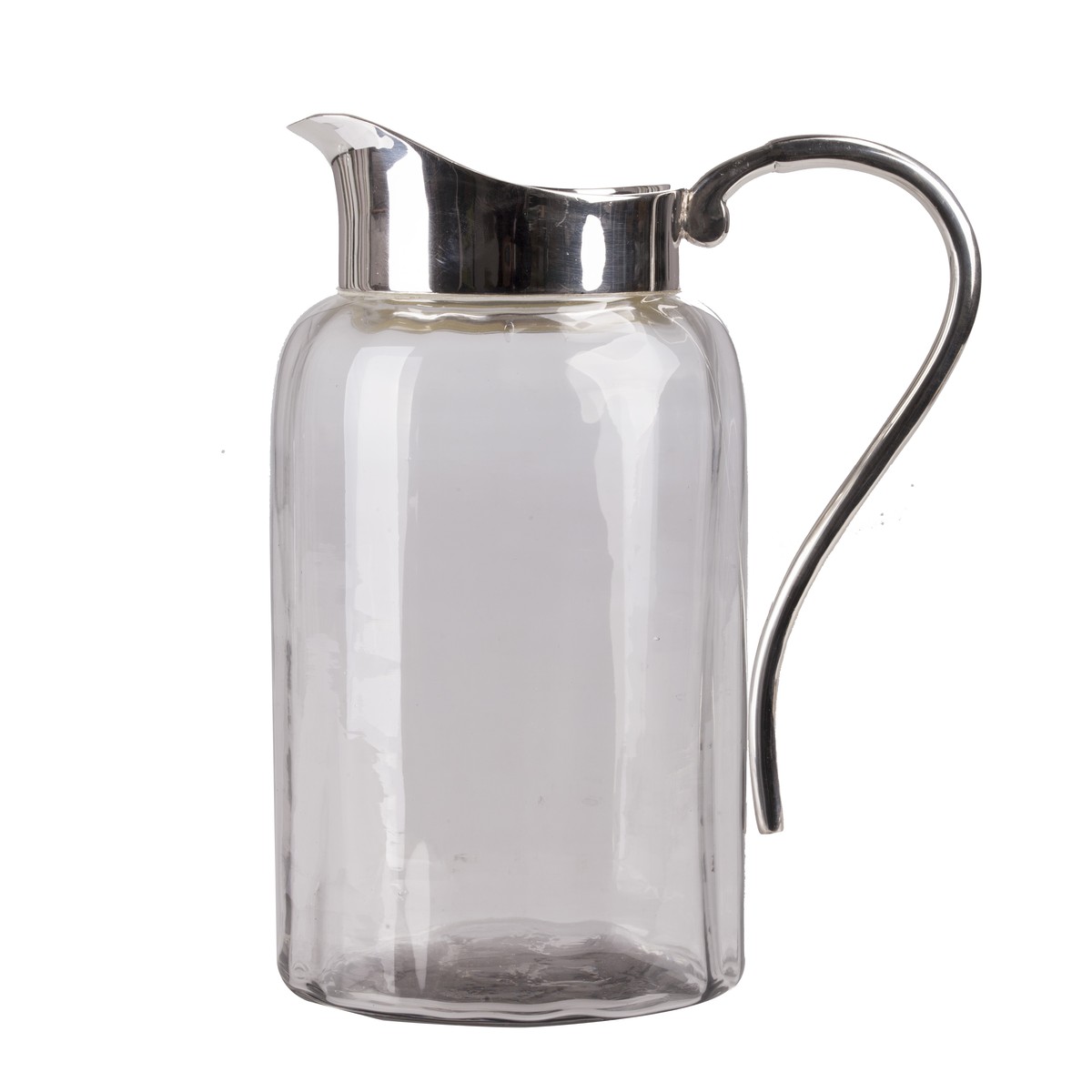 Schilliger Design  Pichet en verre et argent Sans couleur 22cm