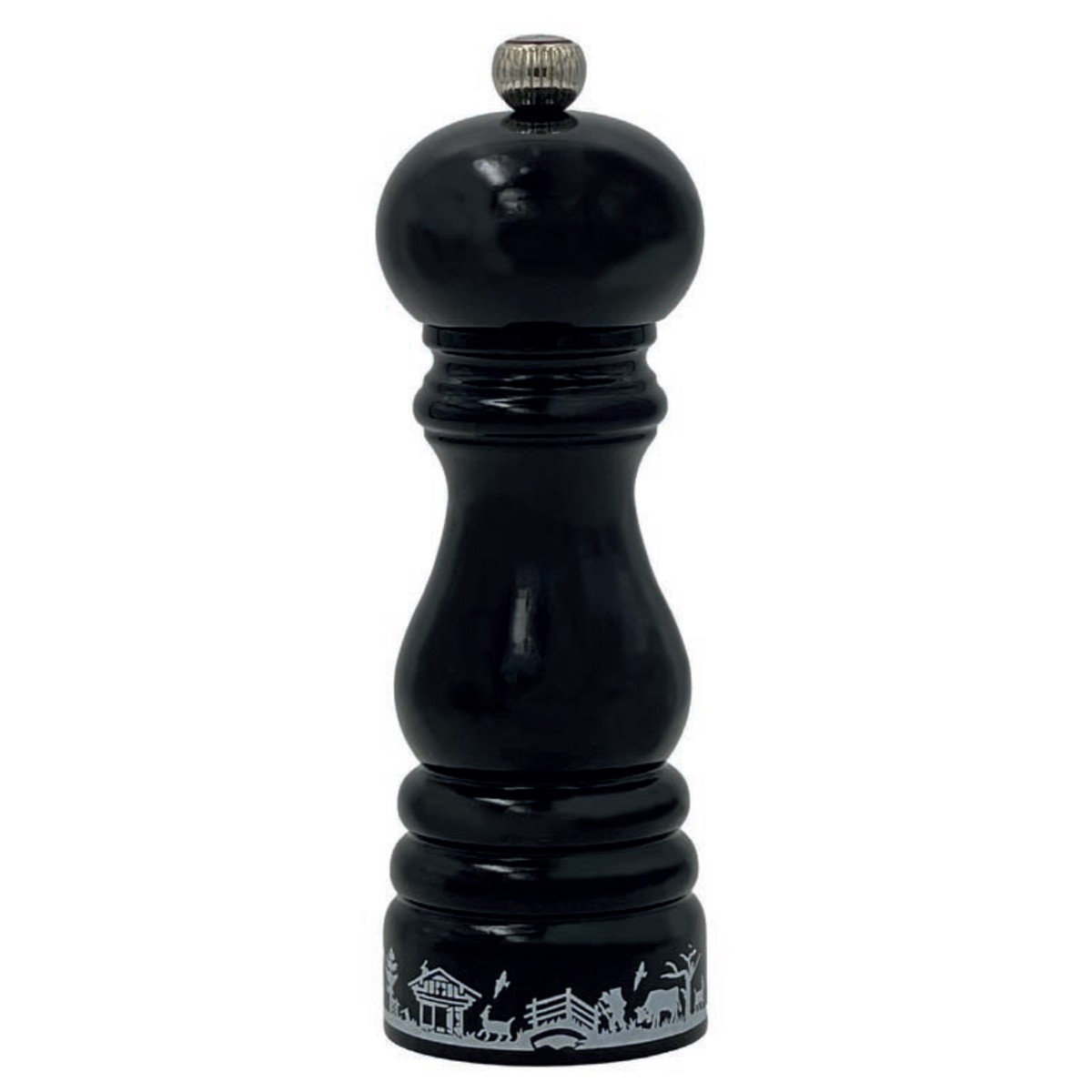 Peugeot  Moulin à poivre noir laqué Paris Alpes 18cm Peugeot  18cm