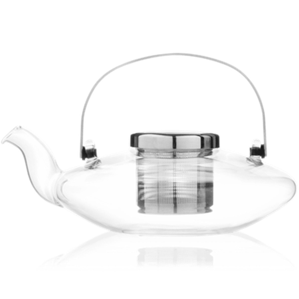 Kusmi Tea  Théière Leaf en verre av. filtre  0,60L