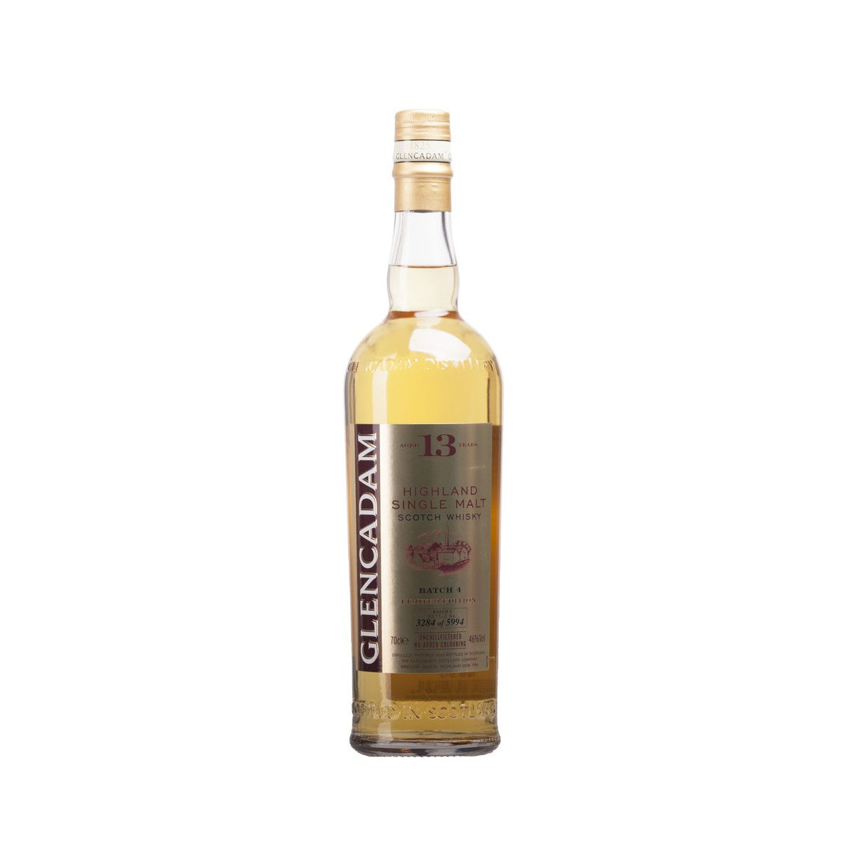   Single Malt Scotch Whisky  Glencadam  13ans  