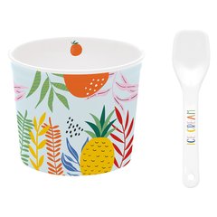  TUTTI FRUTTI Coupe à glace av. cuillère TUTTI FRUTTI  dia.cm.8.5