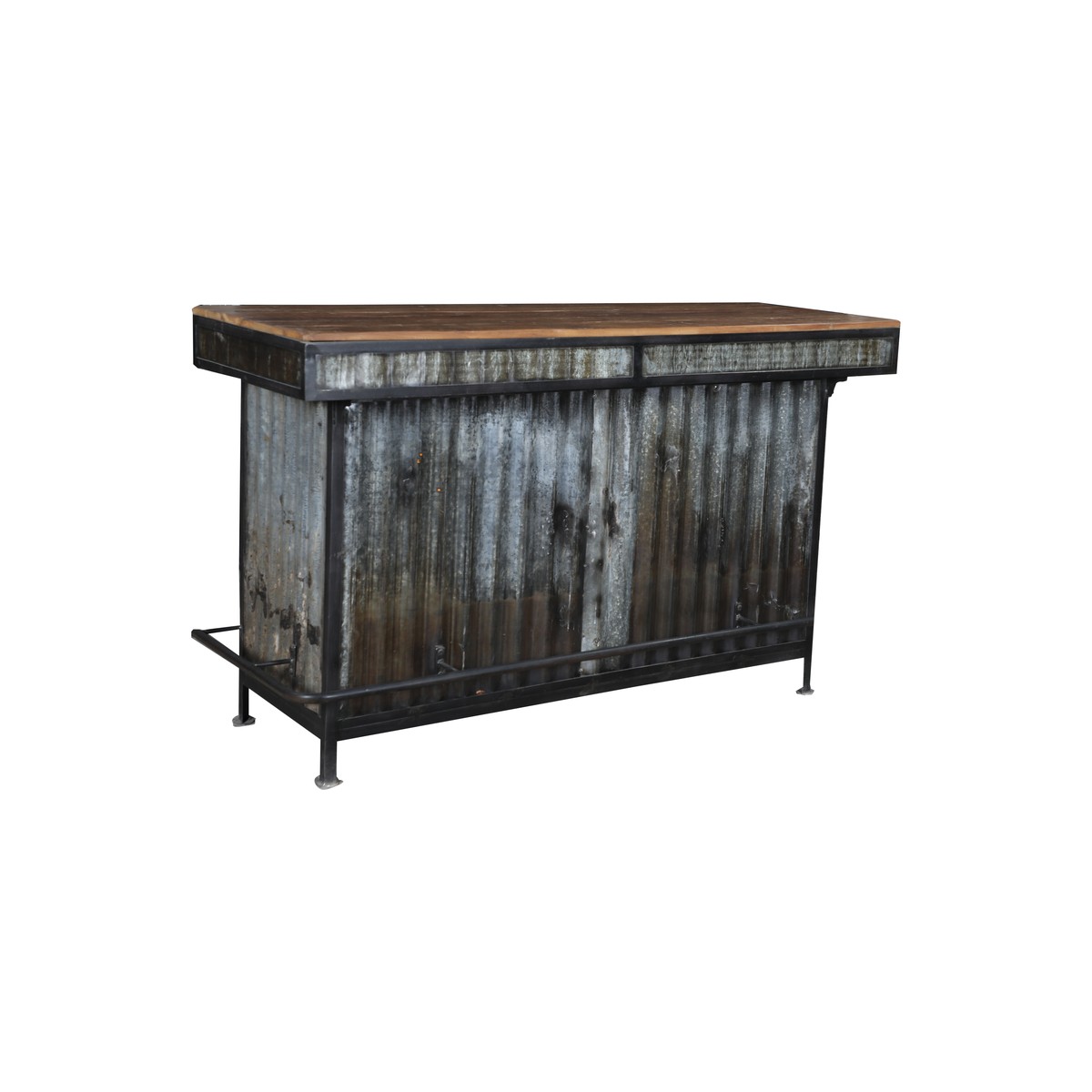 Bouteillers, Les Restaurés, by Schilliger Bar Le Zinc 183x69x109cm