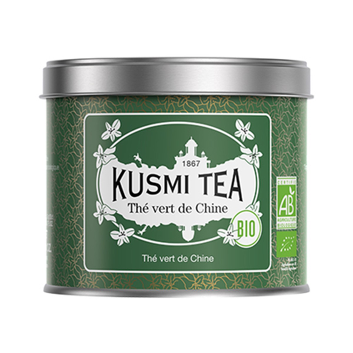 Kusmi Tea THE BIO Thé Vert de Chine Bio - boite métal 100gr  100gr