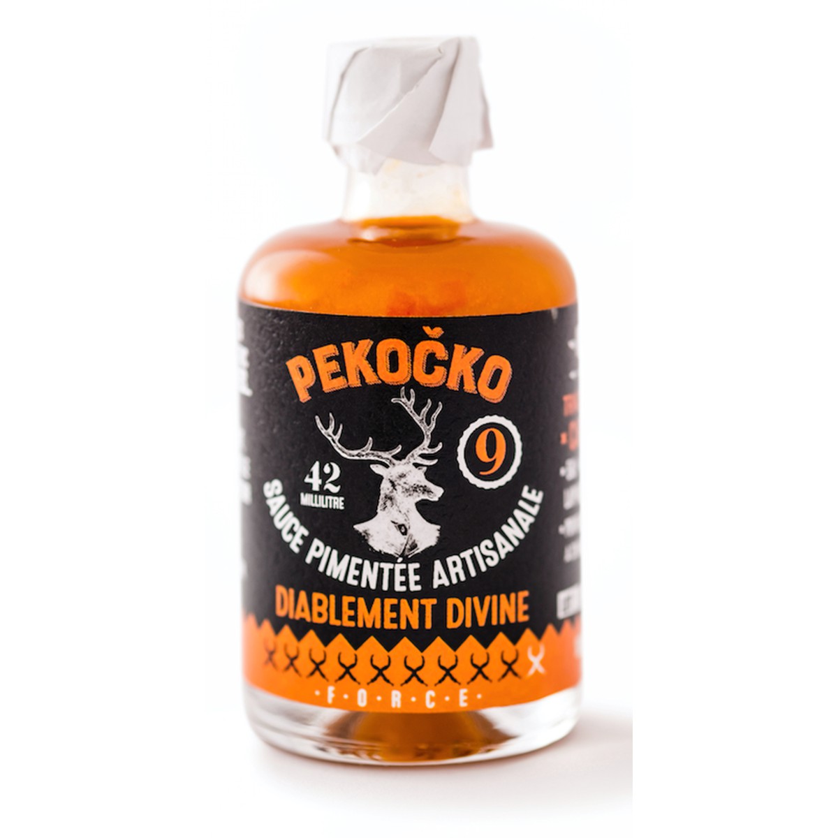 Pekocko  Sauce Extreme DIABLEMENT DIVINE - FORCE 9  42 ML