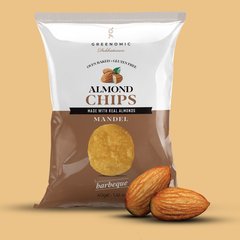 Greenomic Delikatessen  HEARTY CHIPS | Almond - BBQ 7005  40gr