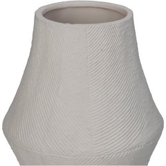 Schilliger Sélection  Vase porcelaine brossé Blanc 12.6x12.6x15.3cm