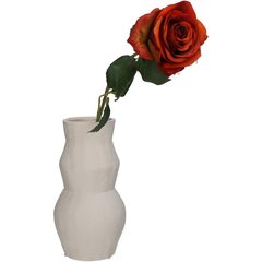 Schilliger Sélection  Vase porcelaine brossé Blanc 10.5x10.5x20.1cm