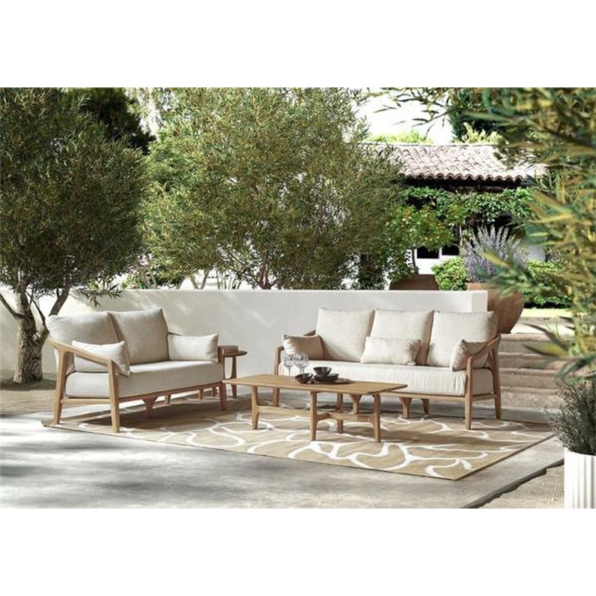 Castle Line Anais Canapé 2 places Anais Multi-couleurs 150x94x76 cm