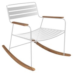 Fermob Surprising Rocking Chair Surprising Blanc L 105 x l 69.5 x H92cm