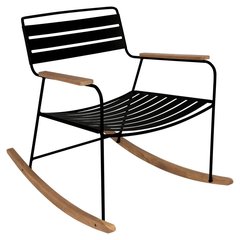 Fermob Surprising Rocking Chair Surprising Noir charbon L 105 x l 69.5 x H92cm