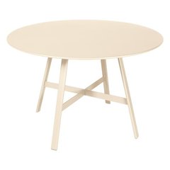 Fermob So'O Table So'O ronde D117 cm Beige lin L 117 x l 117 x H75cm Diam : 117