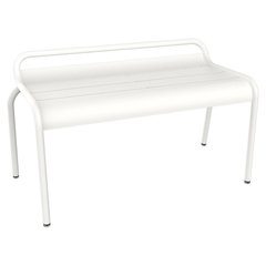 Fermob Luxembourg Banc Compact Luxembourg Blanc L 118 x l 56 x H86cm