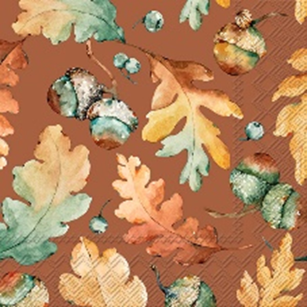 Home Fashion Lot De 20 Serviettes En Papier Motif Tête De Cerf Classique Vert/doré - Idéales Pour Le Découpage Et La Technique Des Serviettes - 33 X 33 Cm