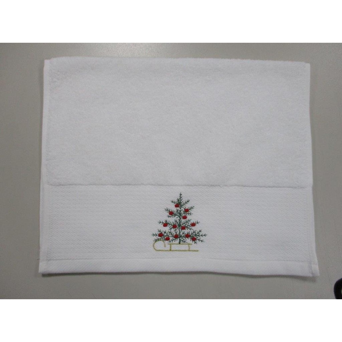 Devilla  Serviette Invité Broderie Noël 10528  30x50cm