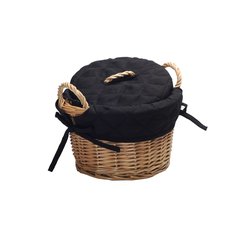 Schilliger Sélection  Panier pr pommes de terre  Elégance  noir  23x23x14cm