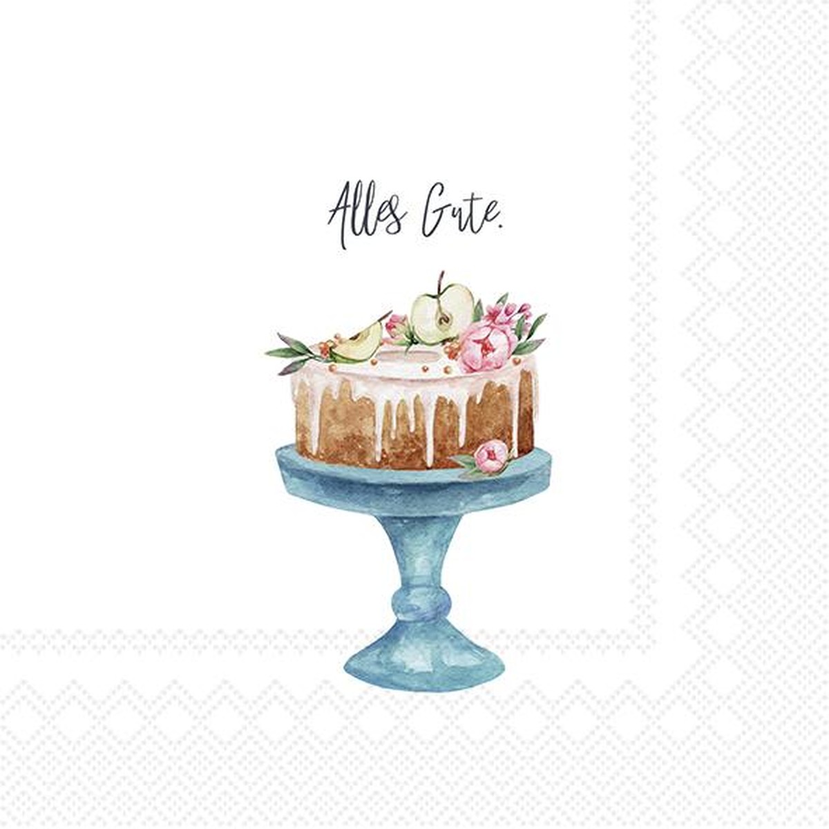 Ihr  Serviettes Lunch Alles Gute  33x33cm