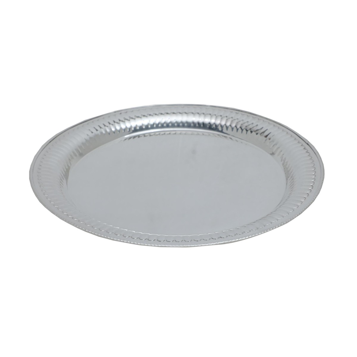 Schilliger Sélection  Plateau rond argenté  45cm