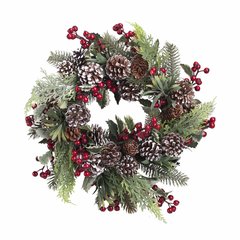 Schilliger Sélection  Couronne Sapin et baies artificielle  50cm