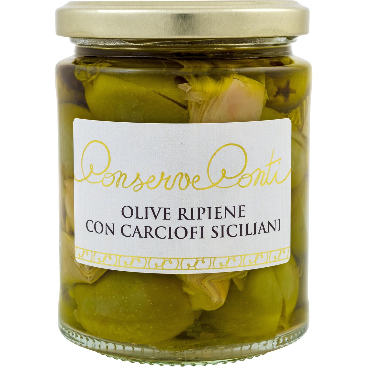 Conserves & terrines, Conti CONTI Olives farcies aux artichauts 270g