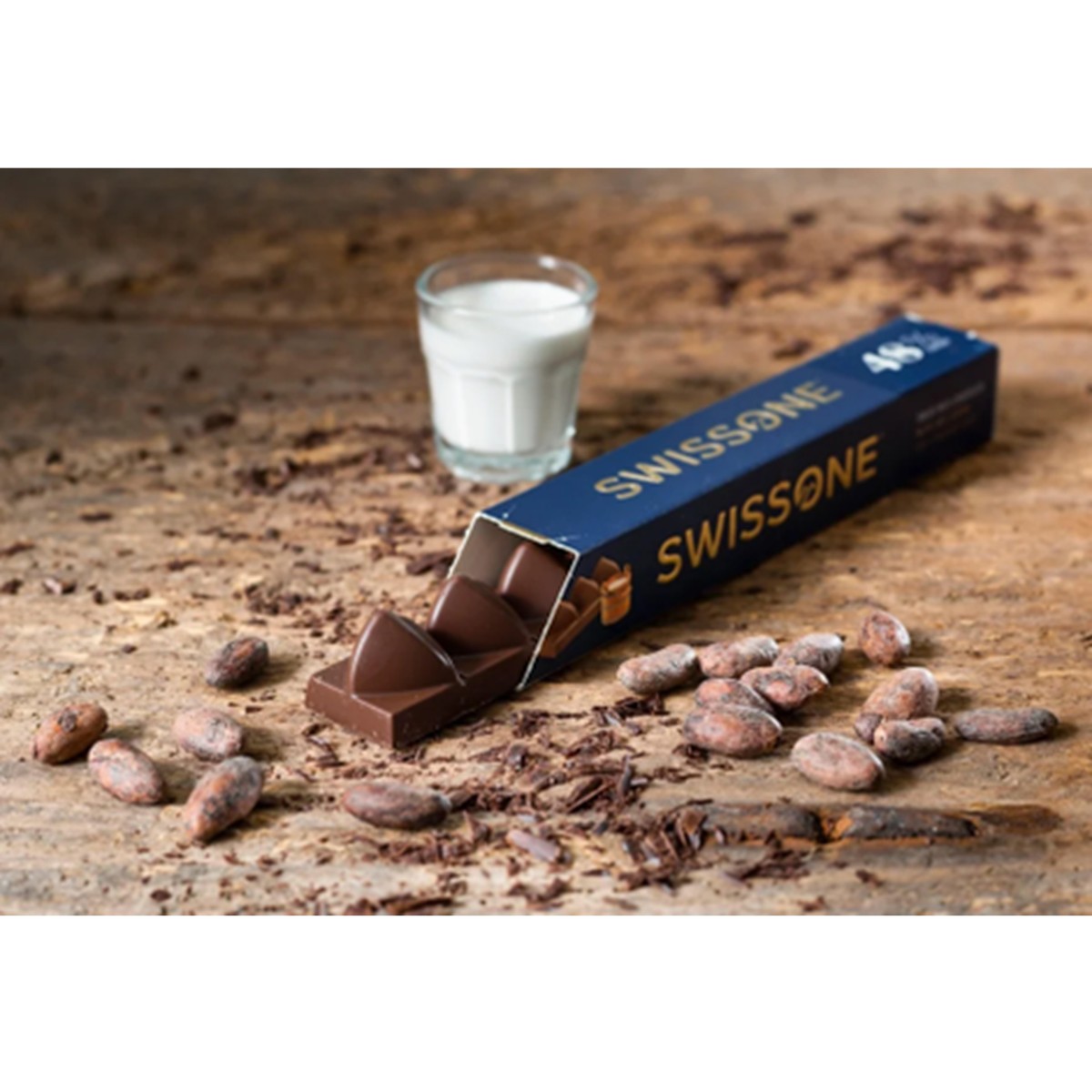   Barre Chocolat Lait 48% Swissone  100gr