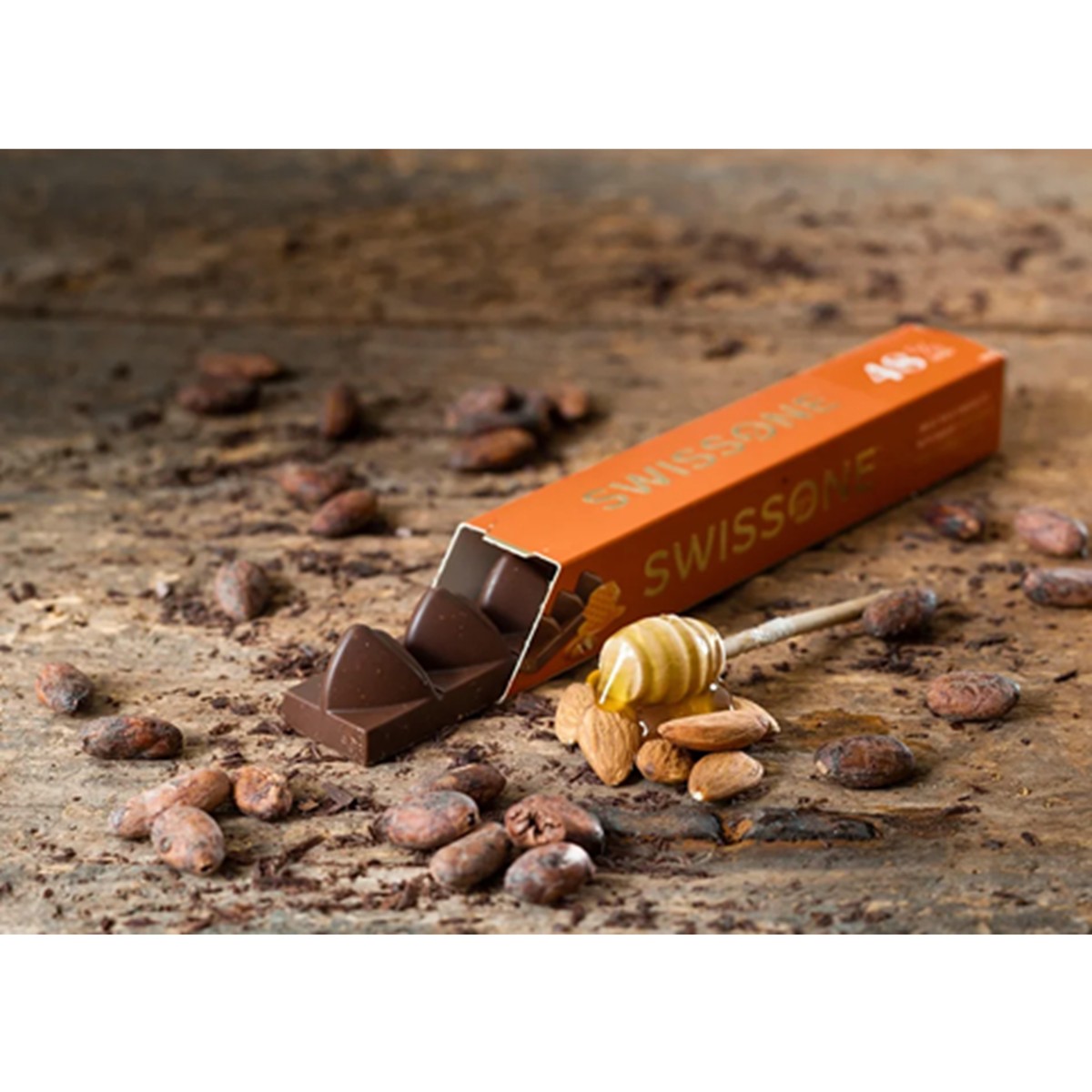   Barre Chocolat Nougatine 48% Swissone  100gr