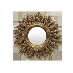   MIROIR SOLEIL DORE EPIS GR711C21-0  DIAM 21,5CM