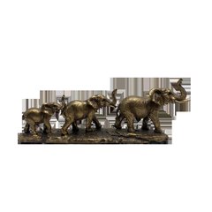   STATUE ELEPHANTS DORE VIELLI ST57T45-0  45,5X10X17CM