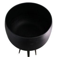Schilliger Sélection  Cache-pot sur pieds noir Noir 38x38x132cm