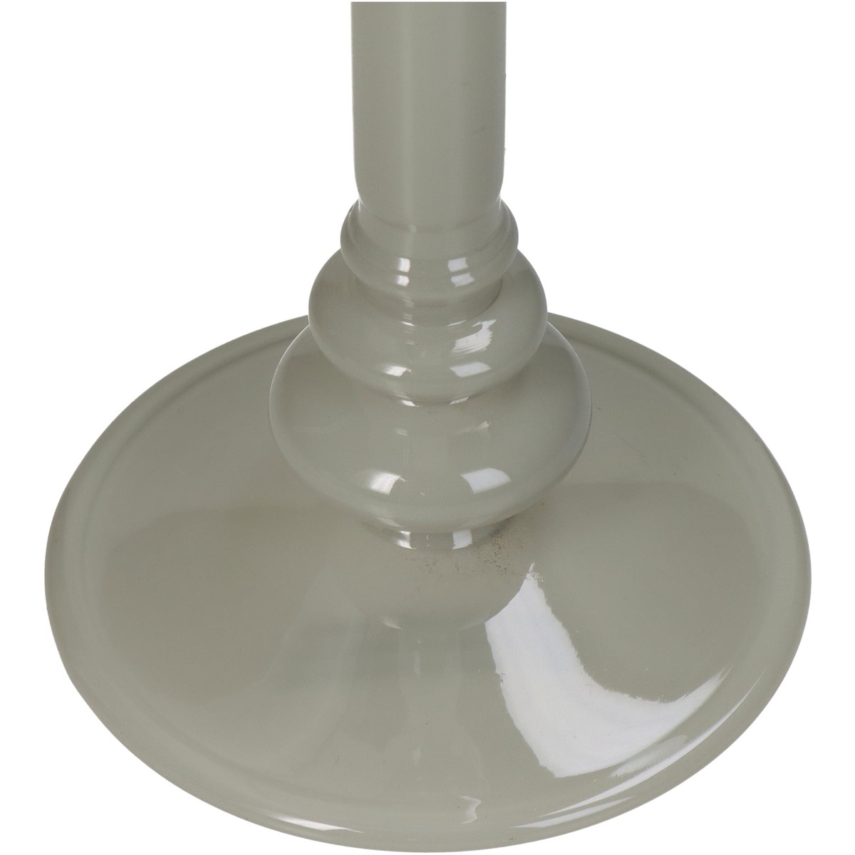Schilliger Sélection  Bougeoir en verre gris Gris 9x9x22.5cm