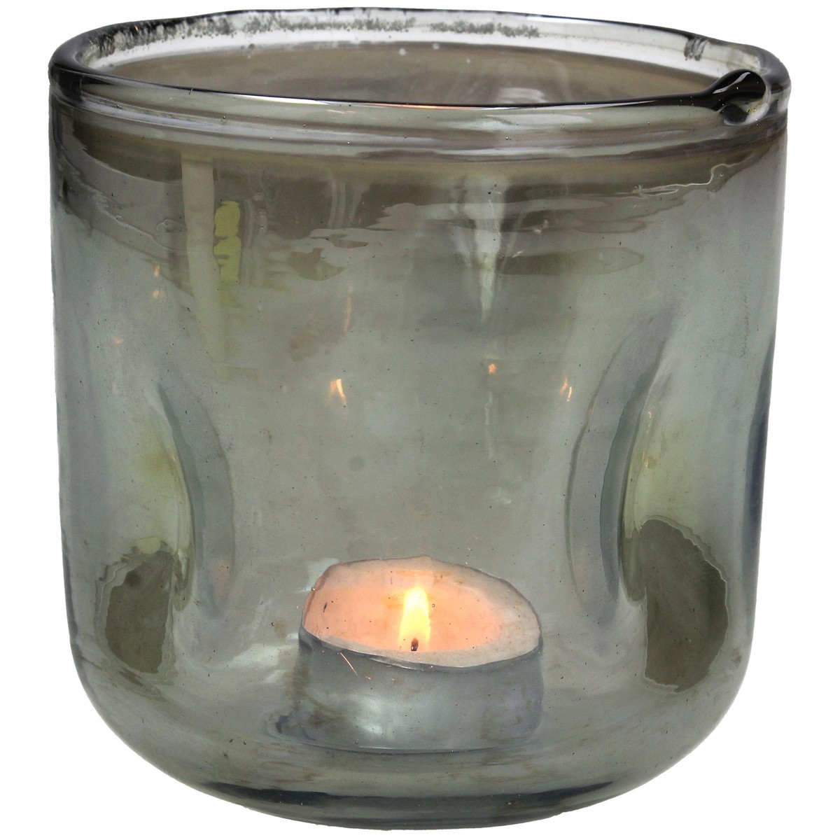 Photophore en verre avec relief - Homemade For Love Photophore en verre avec relief - Homemade For Love