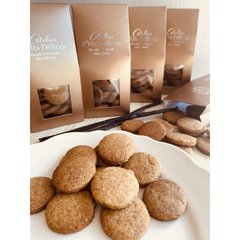 Atelier P’tits Délices  Biscuits à la Vanille Bourbon, BIO sans gluten  60gr