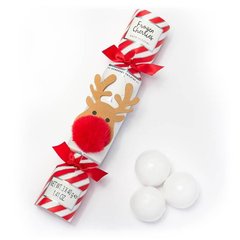 The Somerset Toiletry FESTIVE GIFTING Bath Fizzers crackers Reindeer-Frosted Cherries  40gr