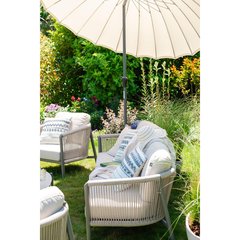 Apple Bee Bora Bora Set Bora Bora (1 canapé 3 places. 2 fauteuils.1 table basse) Blanc argent 