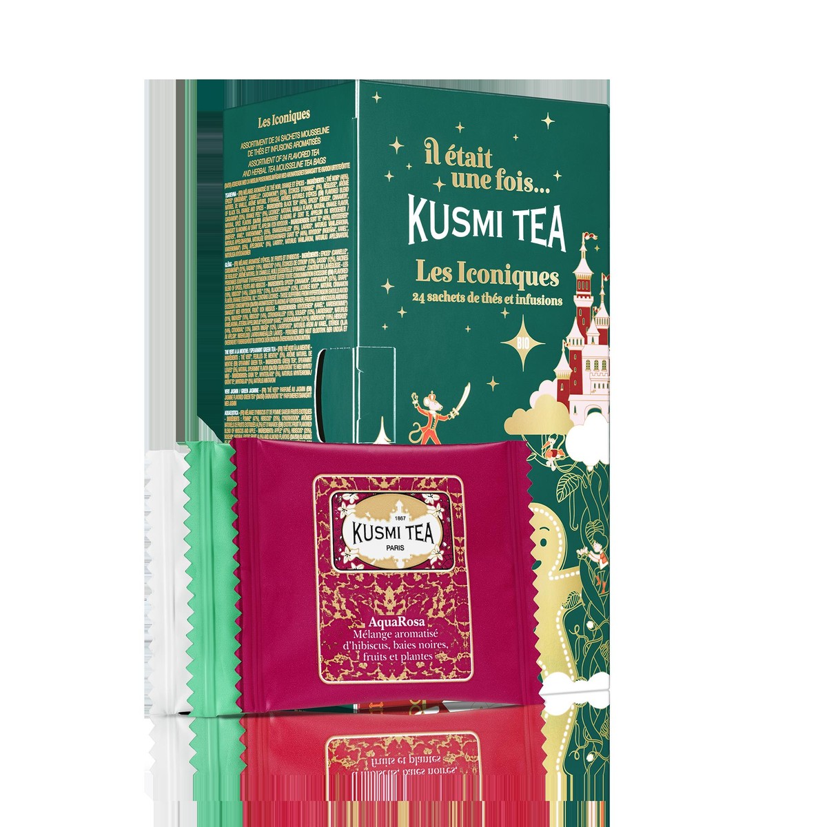 Kusmi Tea  Boite Assortiment Les Iconiques, 24 sachets, Edition 2023  24 sachets