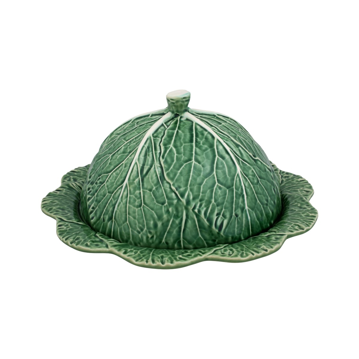 Bordallo Choux Plateau à fromage avec cloche Choux Sans couleur 35x17.5cm