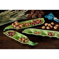 Bordallo Petit-pois Plat Petit-pois 4 compartiments  46.4x10x4cm