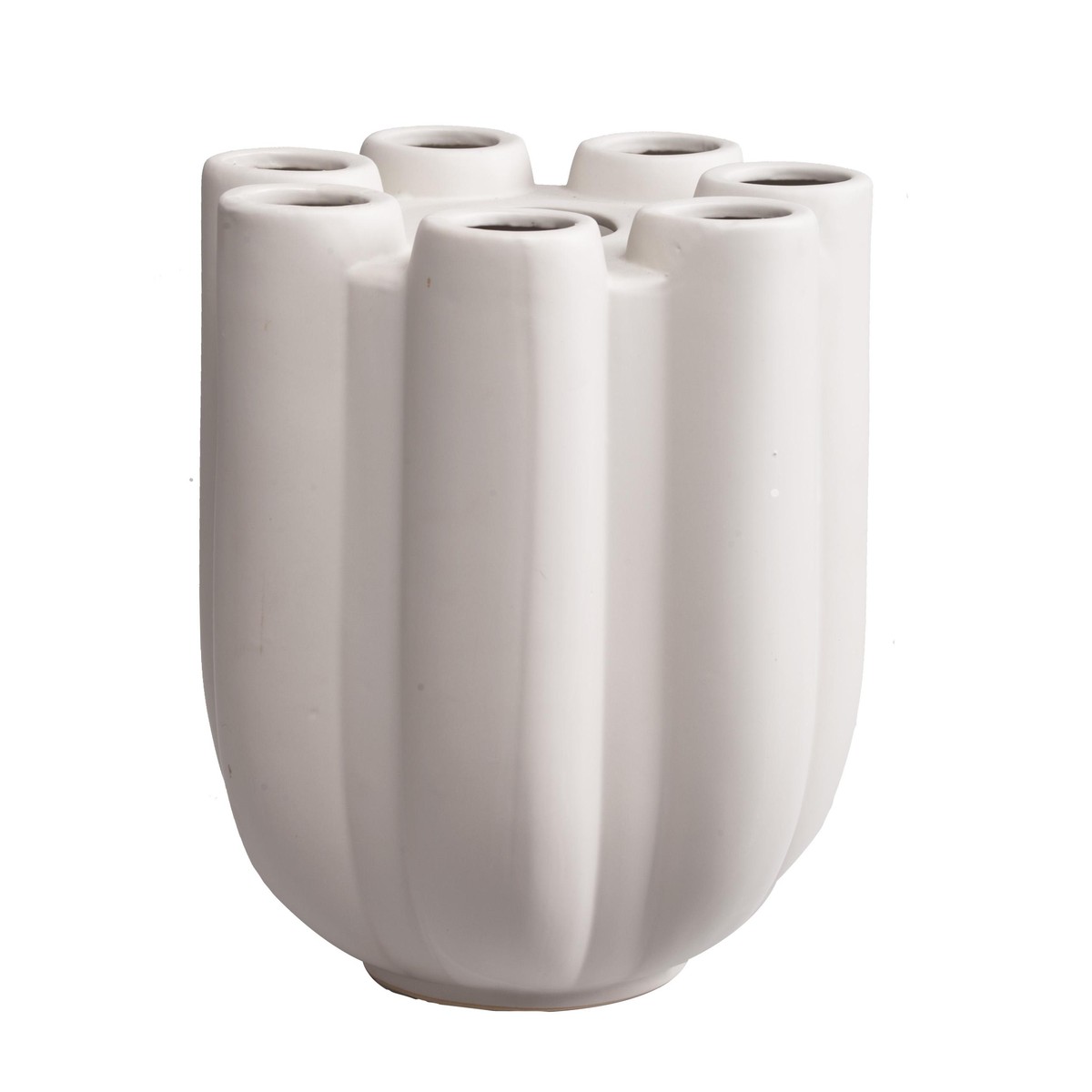 Schilliger Sélection  Vase Tulipe taupe  28x33.5cm