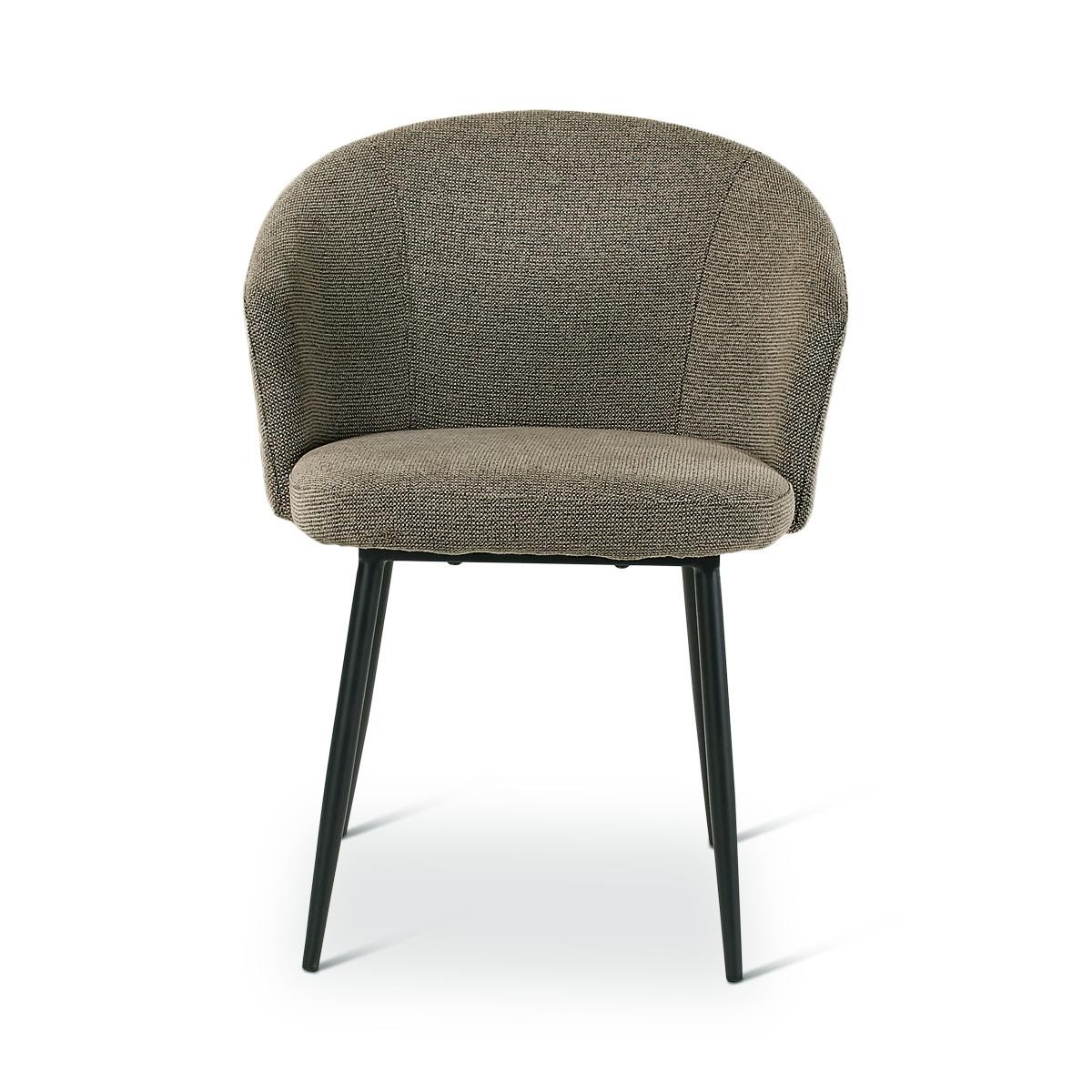 Castle Line Cres Fauteuil repas Cres Gris fer 60x61xH79cm Assise 49cm Accoudoirs 63cm