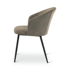 Castle Line Cres Fauteuil repas Cres Gris fer 60x61xH79cm Assise 49cm Accoudoirs 63cm