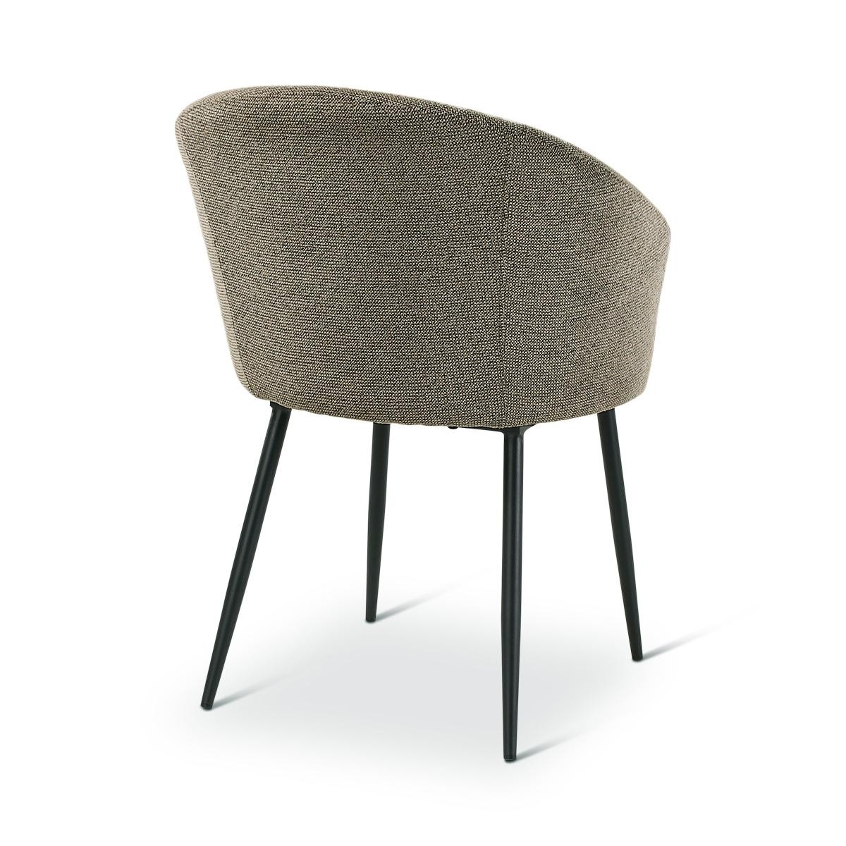 Castle Line Cres Fauteuil repas Cres Gris fer 60x61xH79cm Assise 49cm Accoudoirs 63cm