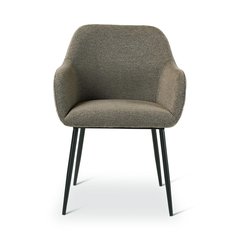 Castle Line Lys Fauteuil repas Lys Gris fer 60x61xH83cm Assise 49cm Accoudoirs 64cm