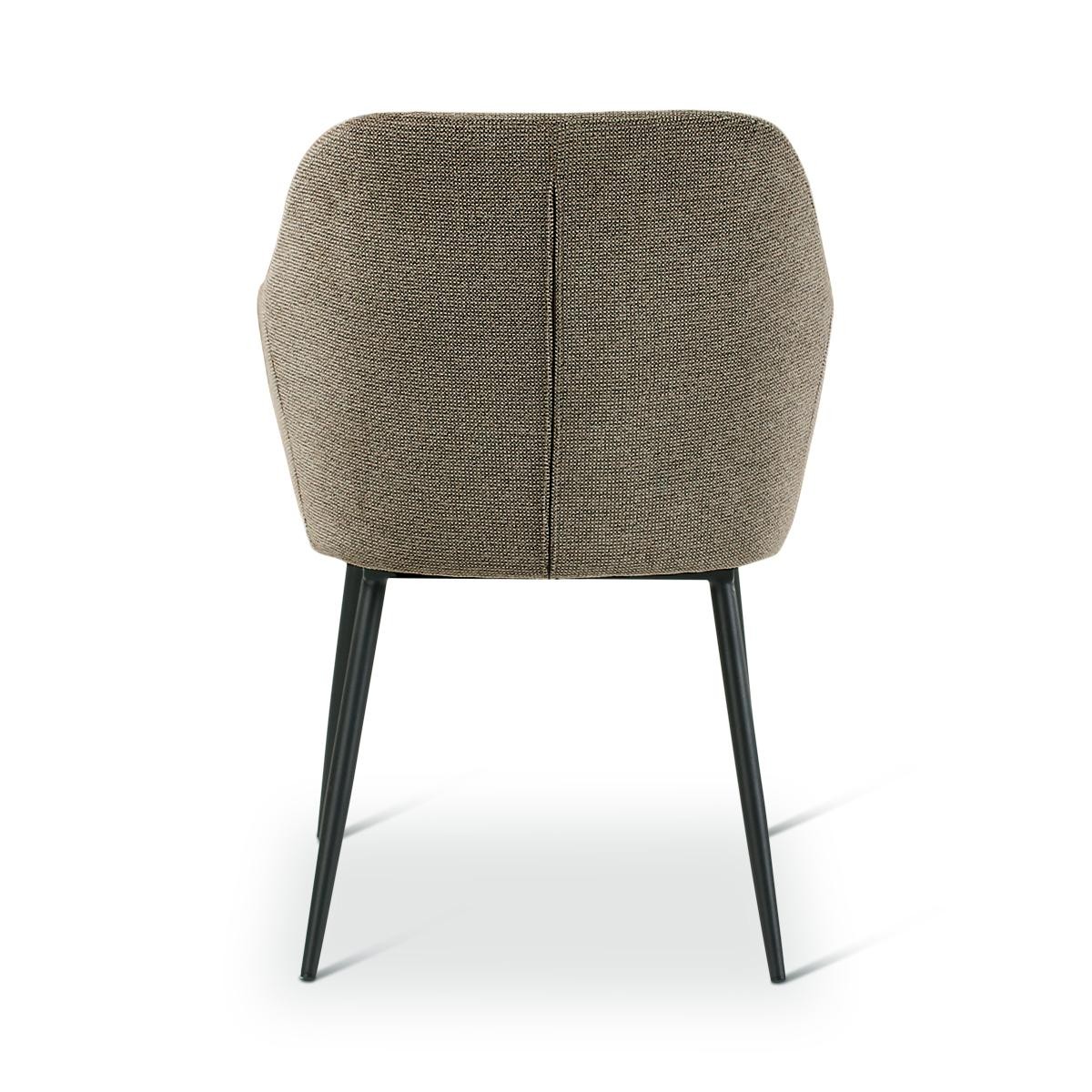 Castle Line Lys Fauteuil repas Lys Gris fer 60x61xH83cm Assise 49cm Accoudoirs 64cm