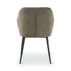 Castle Line Lys Fauteuil repas Lys Gris fer 60x61xH83cm Assise 49cm Accoudoirs 64cm