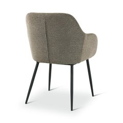 Castle Line Lys Fauteuil repas Lys Gris fer 60x61xH83cm Assise 49cm Accoudoirs 64cm