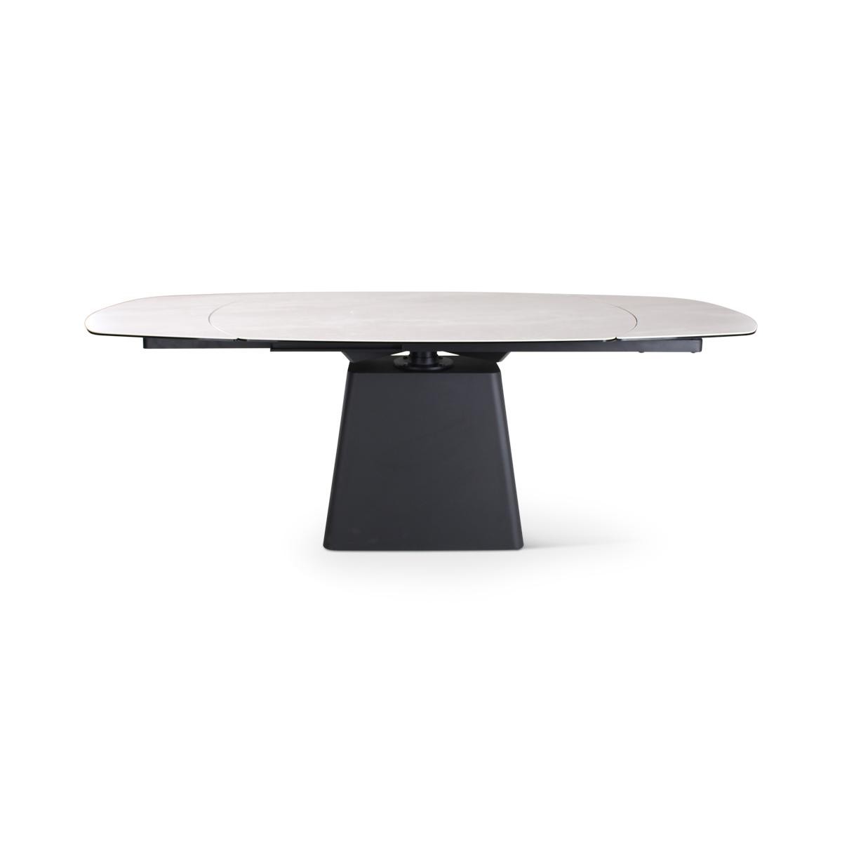 Castle Line Pico Table Pico ovale à allonges en céramique Sans couleur 140-220x99xH76cm