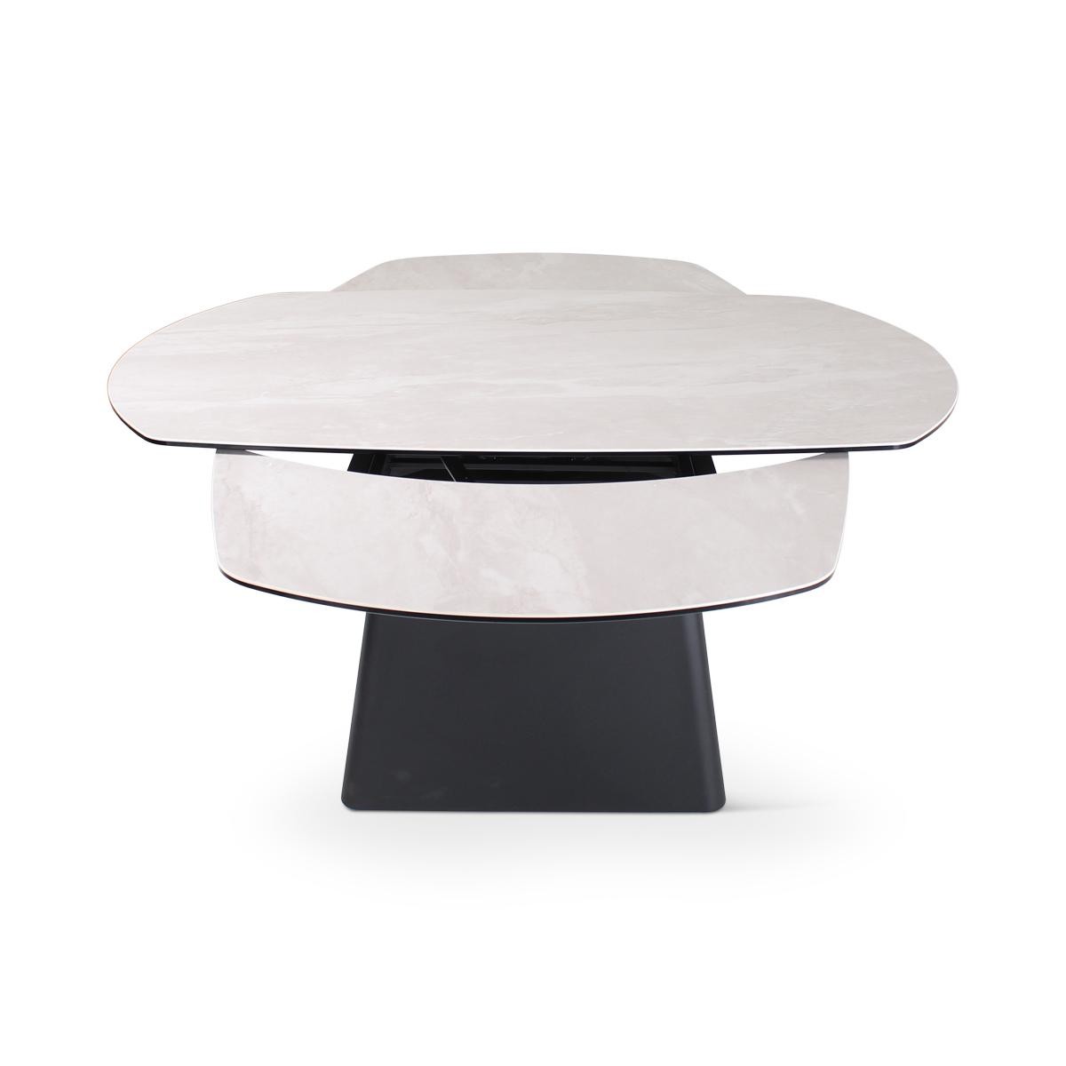 Castle Line Pico Table Pico ovale à allonges en céramique Sans couleur 140-220x99xH76cm